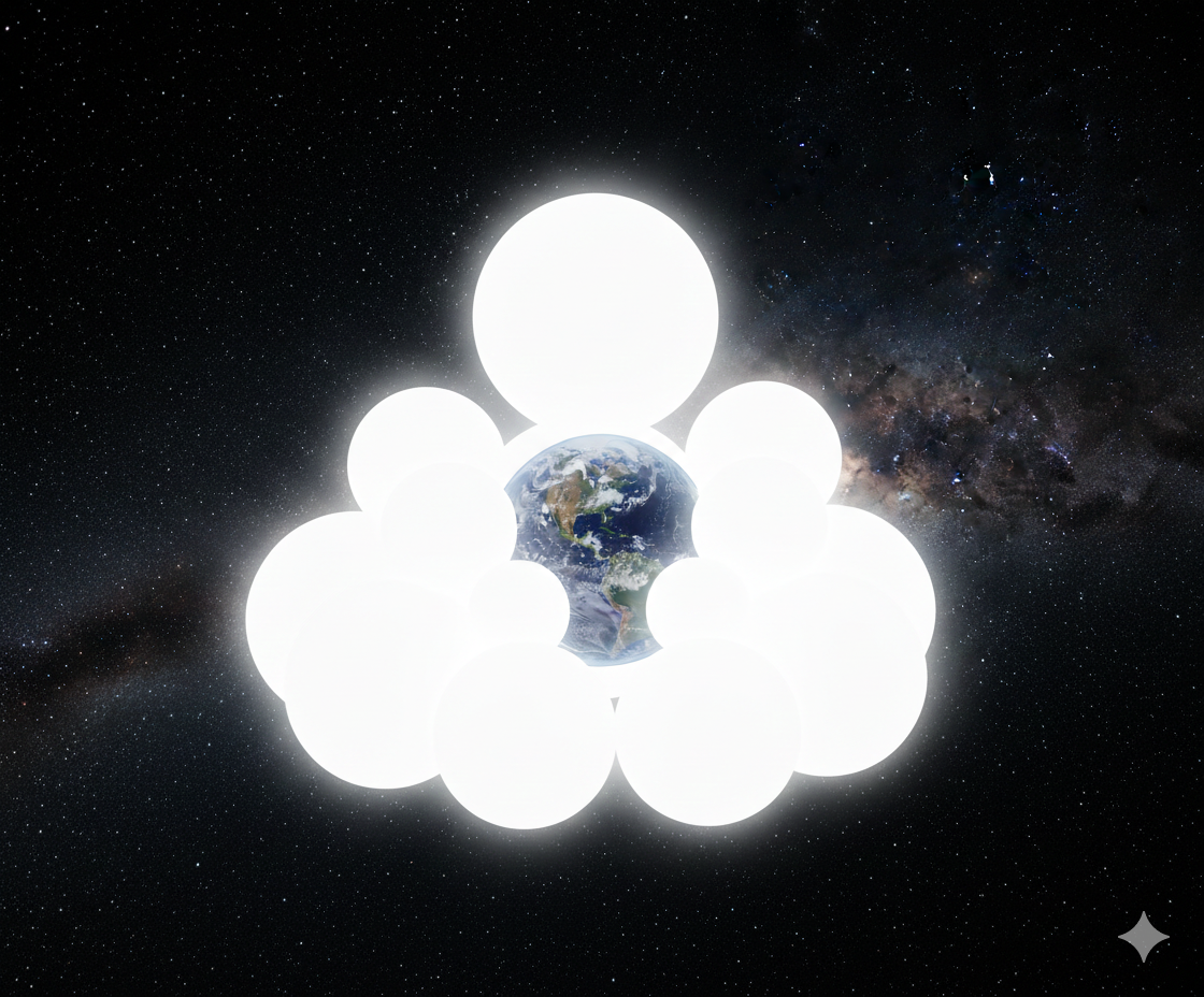 A World Held in Light — Digital Artwork